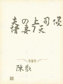 夫の上司侵犯了借妻7天