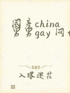国产china男男gay 网站
