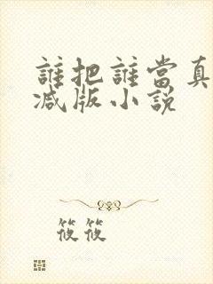 谁把谁当真无删减版小说