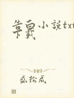 告白小说txt下载