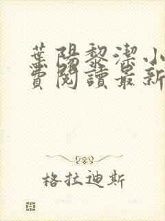 叶阳黎洁小说免费阅读最新章节更新