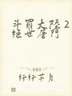 斗罗大陆 2 绝世唐门