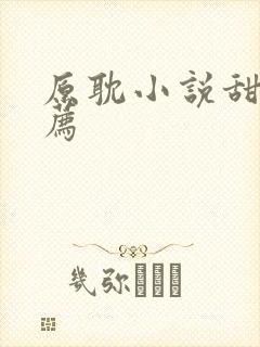 原耽小说甜文推荐