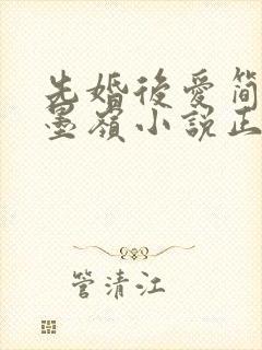 先婚后爱简杭秦墨岭小说正版