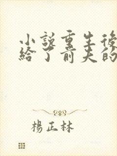 小说重生后我嫁给了前夫的死对头封面