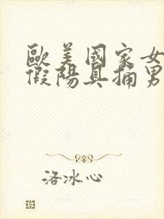 欧美国家女人拿假阳具捅男同性恋