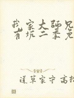 我家大师兄脑子有坑二季免费观看封面