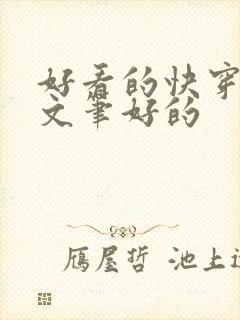 好看的快穿文要文笔好的