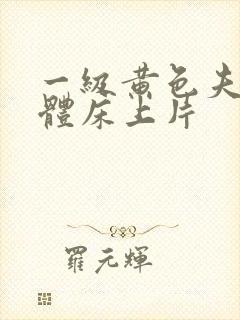 一级黄色夫妻裸体床上片