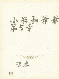 小米和爷爷系列第5章封面