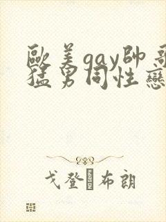 欧美gay帅哥猛男同性恋互撸互打飞机视频