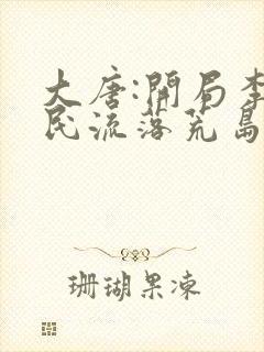 大唐:开局李世民流落荒岛封面