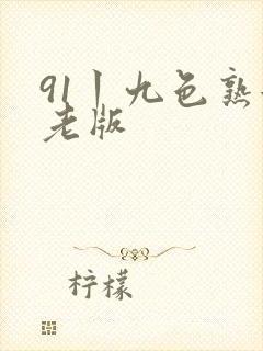 91丨九色熟女老版封面