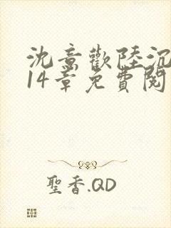 沈意欢陆沉舟第14章免费阅读