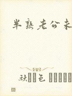 半熟老公未删减