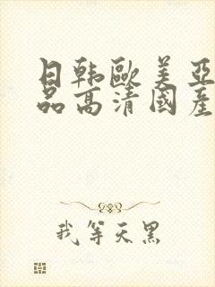 日韩欧美亚洲精品高清国产