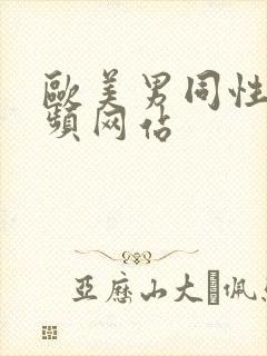 欧美男同性恋视频网站