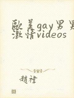 欧美gay男男激情videos