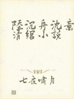 陆沉舟沈意欢林清绾小说