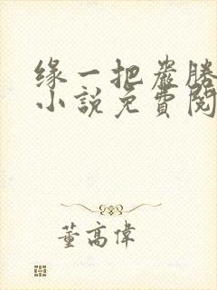 缘一把岩胜上哭小说免费阅读全文无