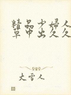 精品少妇人妻嫩草中出久久