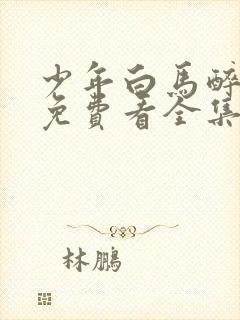 少年白马醉春风免费看全集电视剧