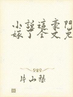 小说这豪门我不嫁了全文免费阅读