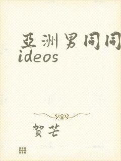 亚洲男同同性videos