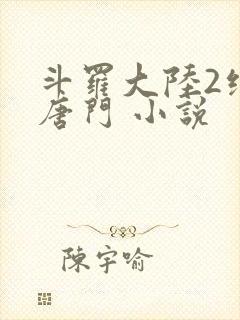 斗罗大陆2绝世唐门 小说