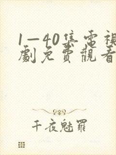 1—40集电视剧免费观看29集