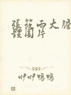 张筱雨大胆\裸体图片