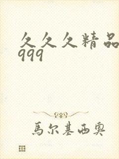 久久久精品国产999