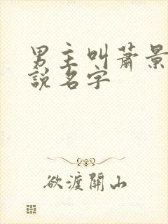 男主叫萧景的小说名字