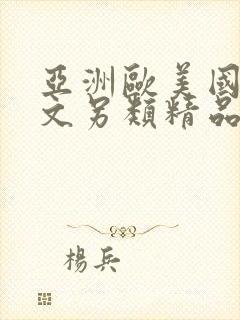 亚洲欧美国产中文另类精品