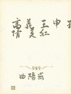 高义 王申 孙倩 美红