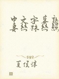 中文字幕熟女人妻丝袜丝照封面