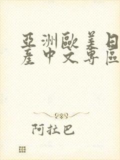 亚洲欧美日韩国产中文专区