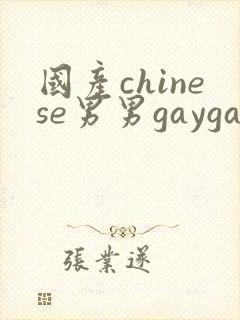 国产chinese男男gaygay在线