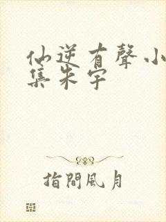 仙逆有声小说全集朱宇