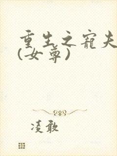 重生之宠夫无度(女尊)封面