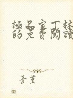 极品家丁林晚荣的免费阅读