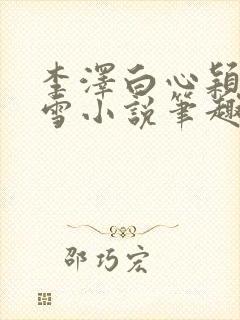 李泽白心颖林云雪小说笔趣阁