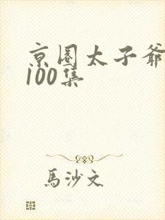 京圈太子爷短剧100集