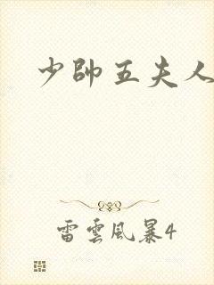 少帅五夫人封面