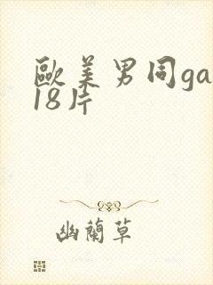 欧美男同gay18片封面