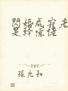 闪婚成宠老公竟是干亿佬