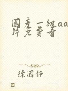 国产一级aa淫片免费看