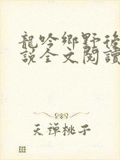 龙吟乡野后宫小说全文阅读