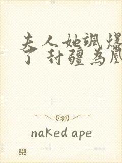 夫人她飒爆全球了 封疆为凰