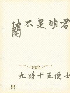 他不是明君笔趣阁